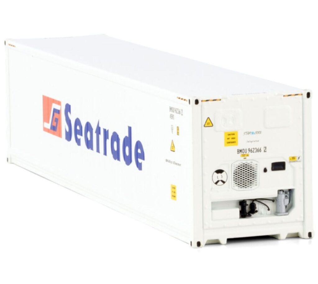 Miniatura Container Seatrade na escala 1:50 da WSI.