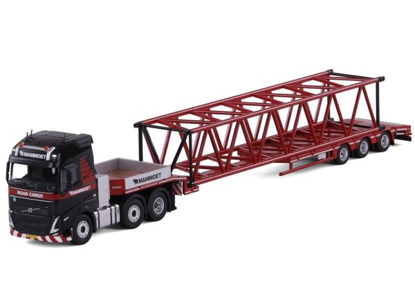Caminhão Volvo Fh5 Carreta Prancha Mammoet 1:50 Cavallino. - Imagem 4
