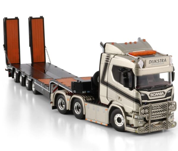 Caminhão New Scania 6x2 Carreta Prancha 1:50 WSI. - Imagem 5