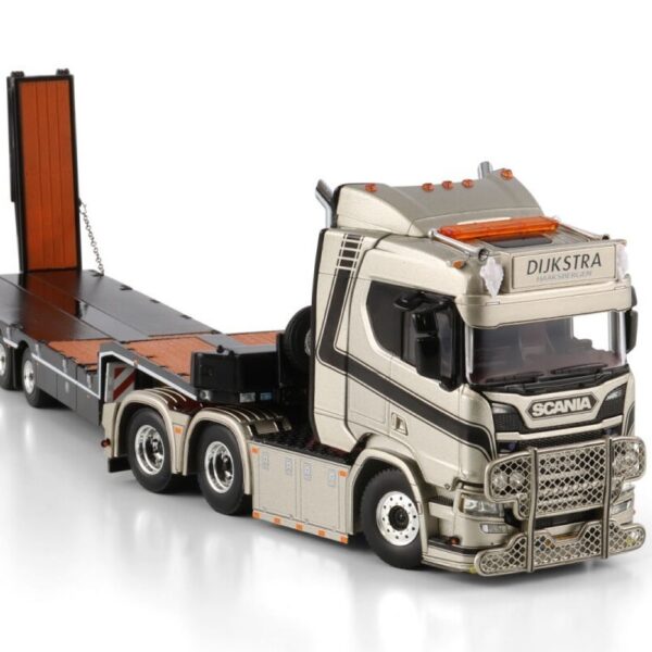 Caminhão New Scania 6x2 Carreta Prancha 1:50 WSI.