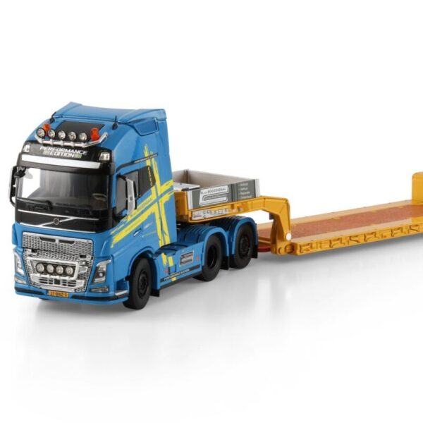 Caminhão Volvo FH4 PERFORMANCE Carreta Prancha 2 Eixos na escala 1:50 WSI.