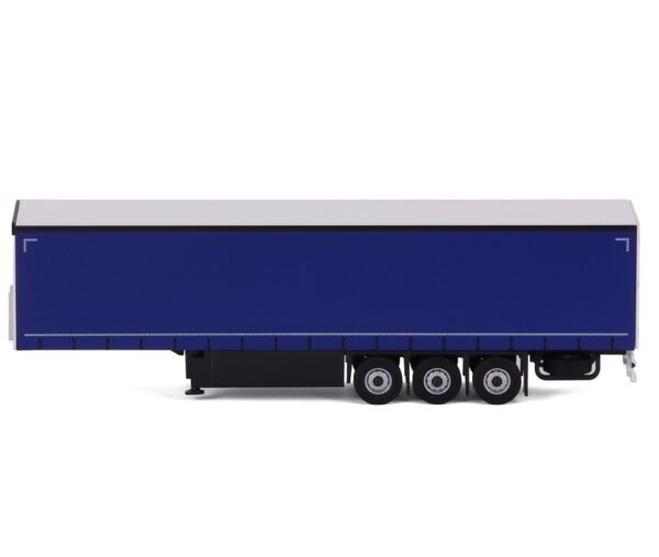 Miniatura Carreta Sider Azul 3 Eixos na Escala 1:50 da Cavallino. - Imagem 2