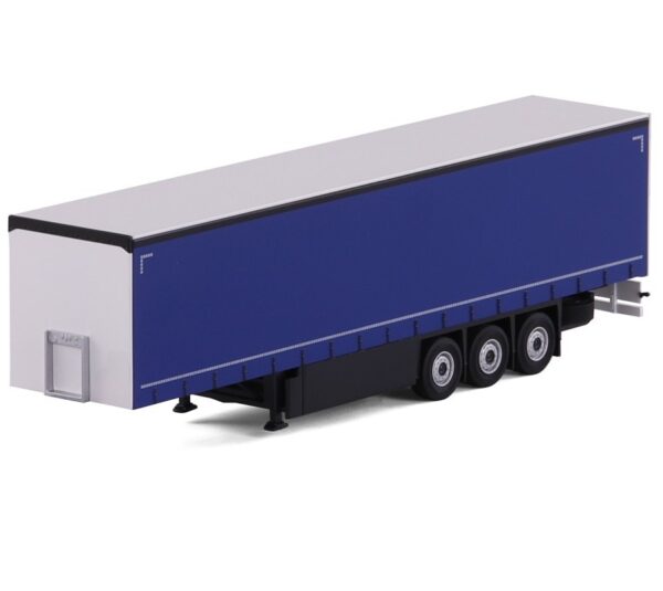 Miniatura Carreta Sider Azul 3 Eixos na Escala 1:50 da Cavallino.