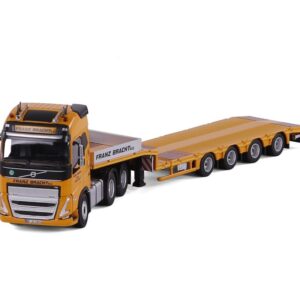 Caminhão Volvo FH5 6x4 550CV Carreta Prancha na Escala 1:50 Cavallino.