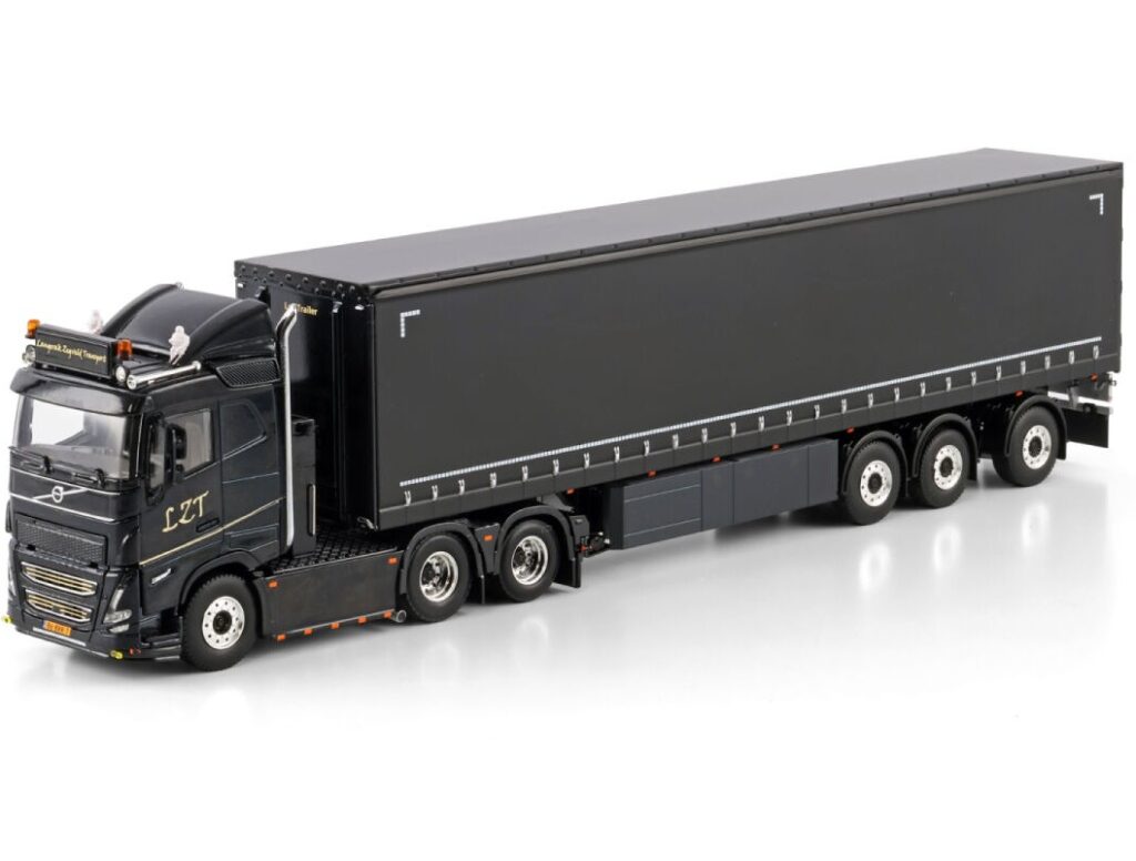 Caminhão Volvo FH5 Cabine baixo 6x4 com Carreta Sider escala 1:50 da WSI.