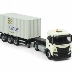 Caminhão Iveco Carreta Porta Container com Container Globe 1:50 Tekno.