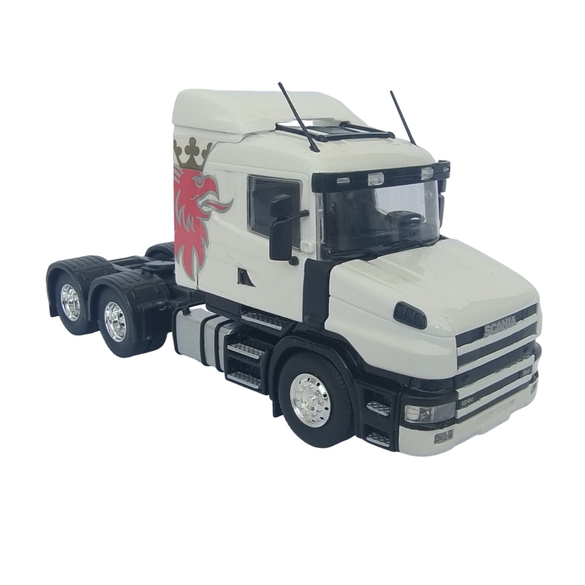 Miniatura Exclusiva Scania T124 Bicudo Na Escala 1:50 Tekno. - Imagem 5