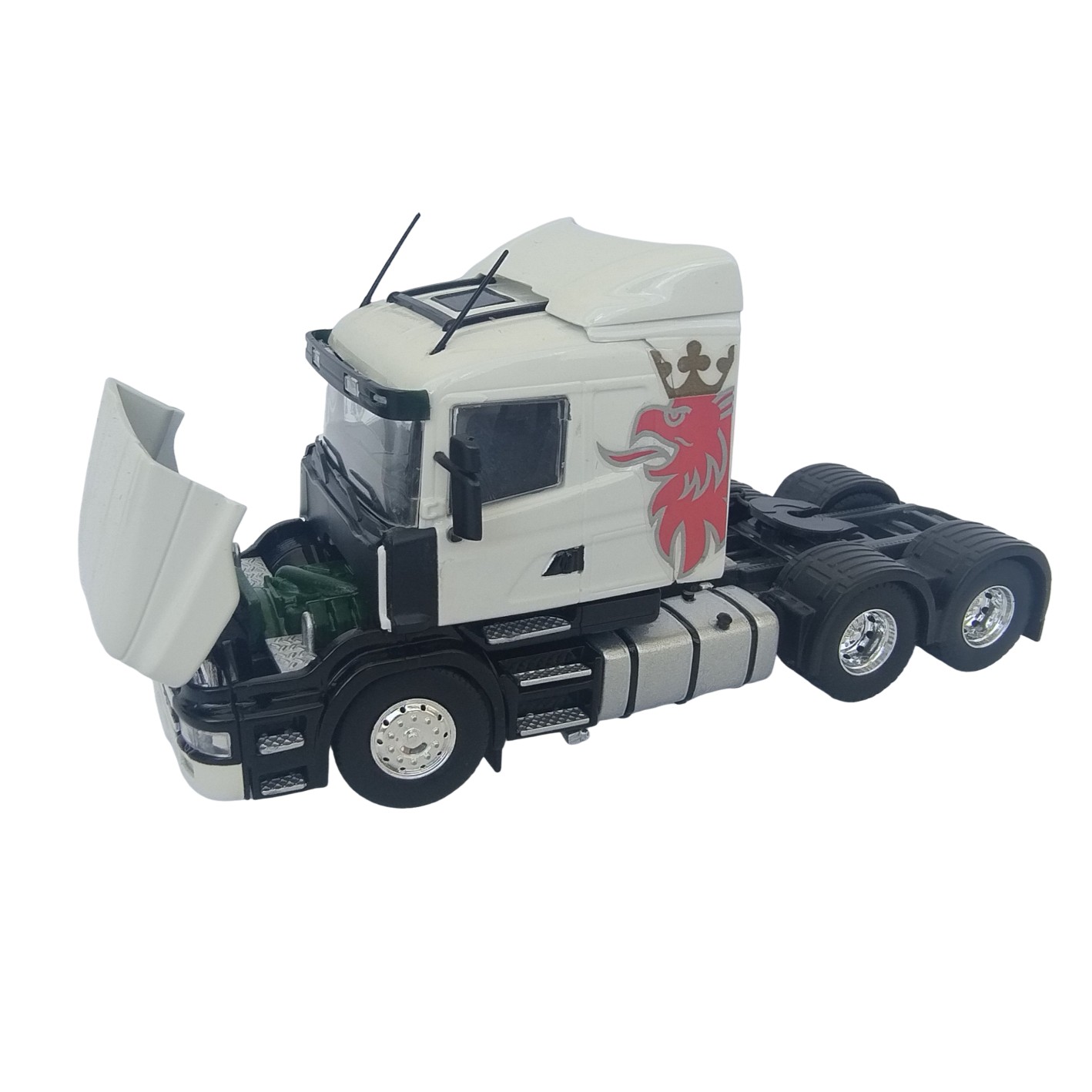 Miniatura Exclusiva Scania T124 Bicudo Na Escala 1:50 Tekno. - Imagem 7