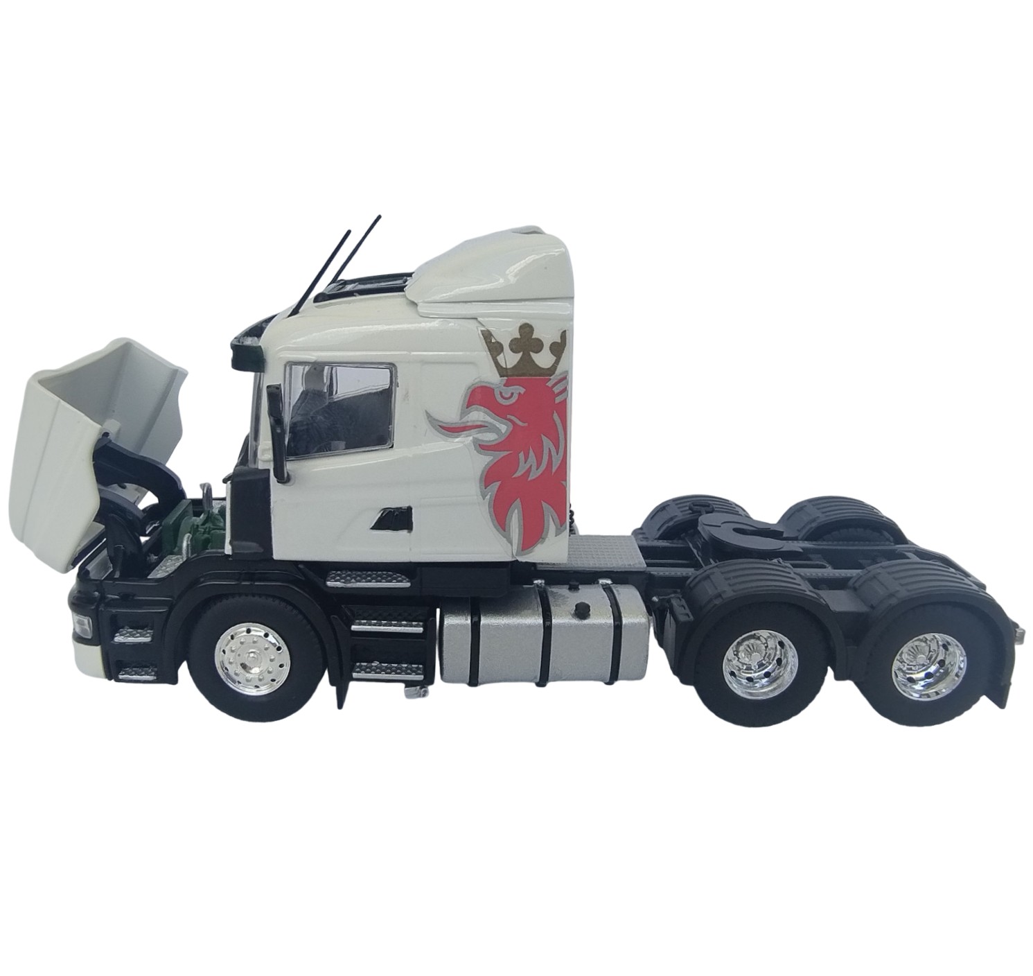 Miniatura Exclusiva Scania T124 Bicudo Na Escala 1:50 Tekno. - Imagem 8