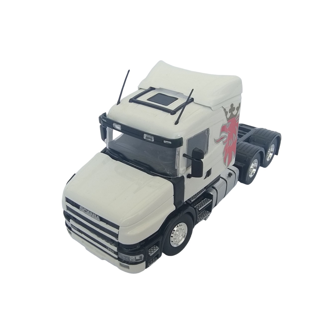 Miniatura Exclusiva Scania T124 Bicudo Na Escala 1:50 Tekno. - Imagem 9