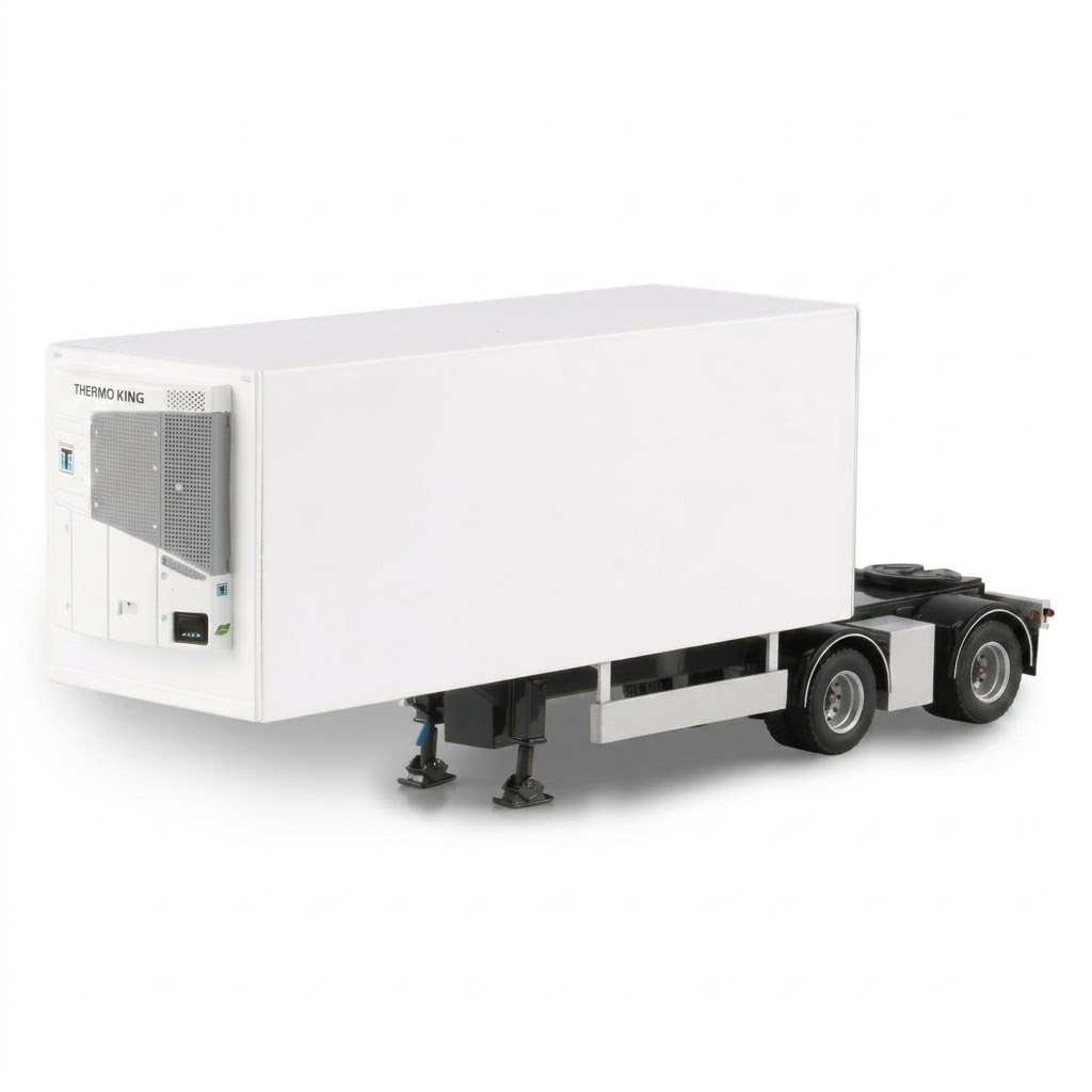 Miniatura Carreta Furgão Dolly Refrigerado Thermoking escala 1:50 da WSI.