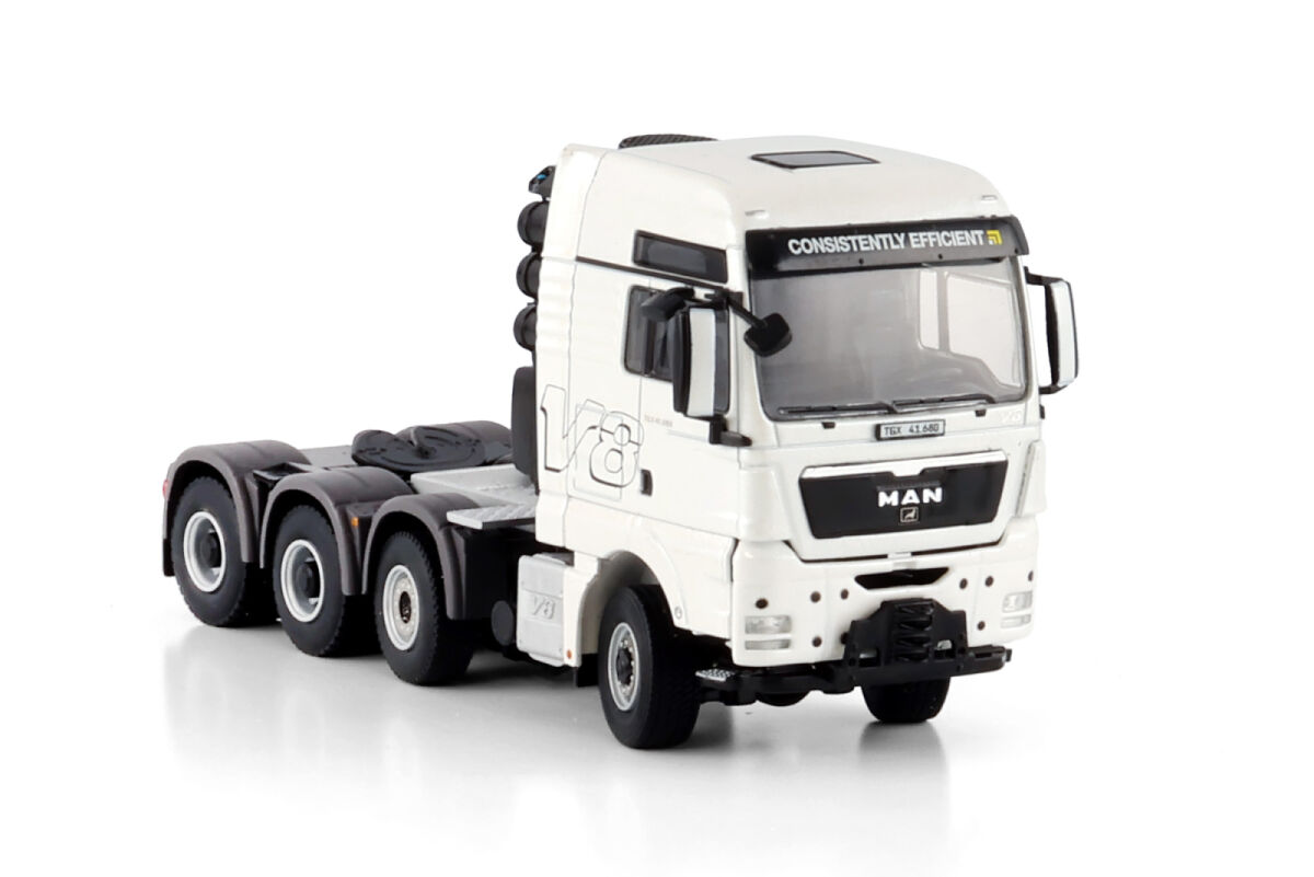 Miniatura Caminhão MAN TGX XXL 8x6 na Escala 1:50 WSI.