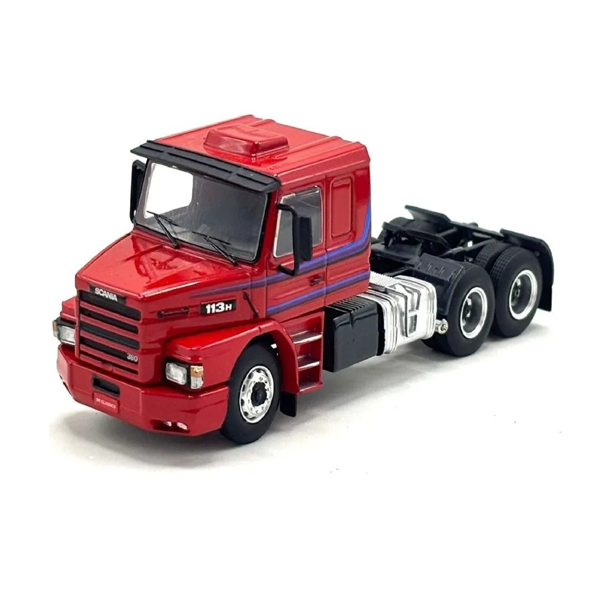 Miniatura Caminhão Scania 113H BRClassics na escala 1:64.