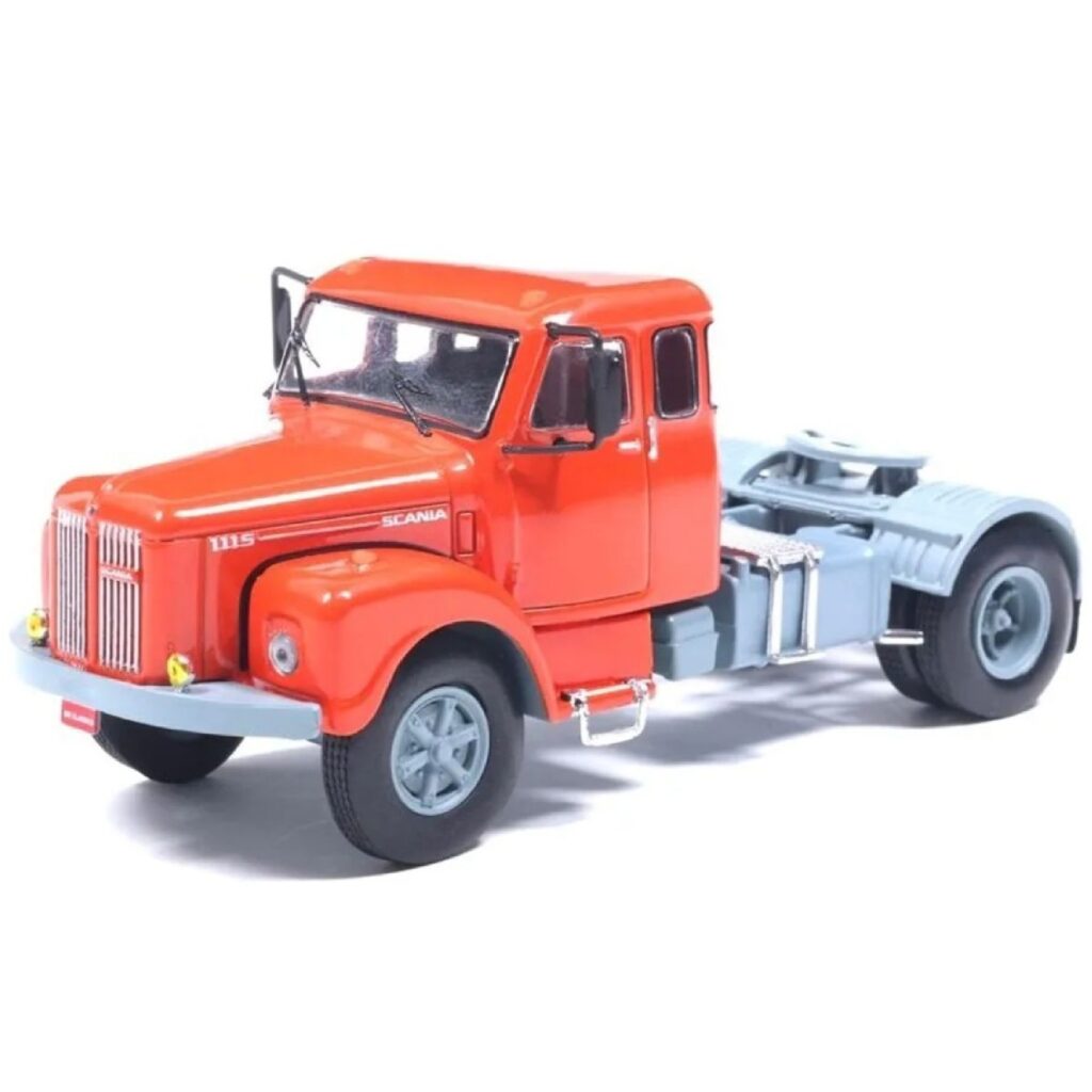 Miniatura Caminhão Scania 111S BRClassics escala 1:64.