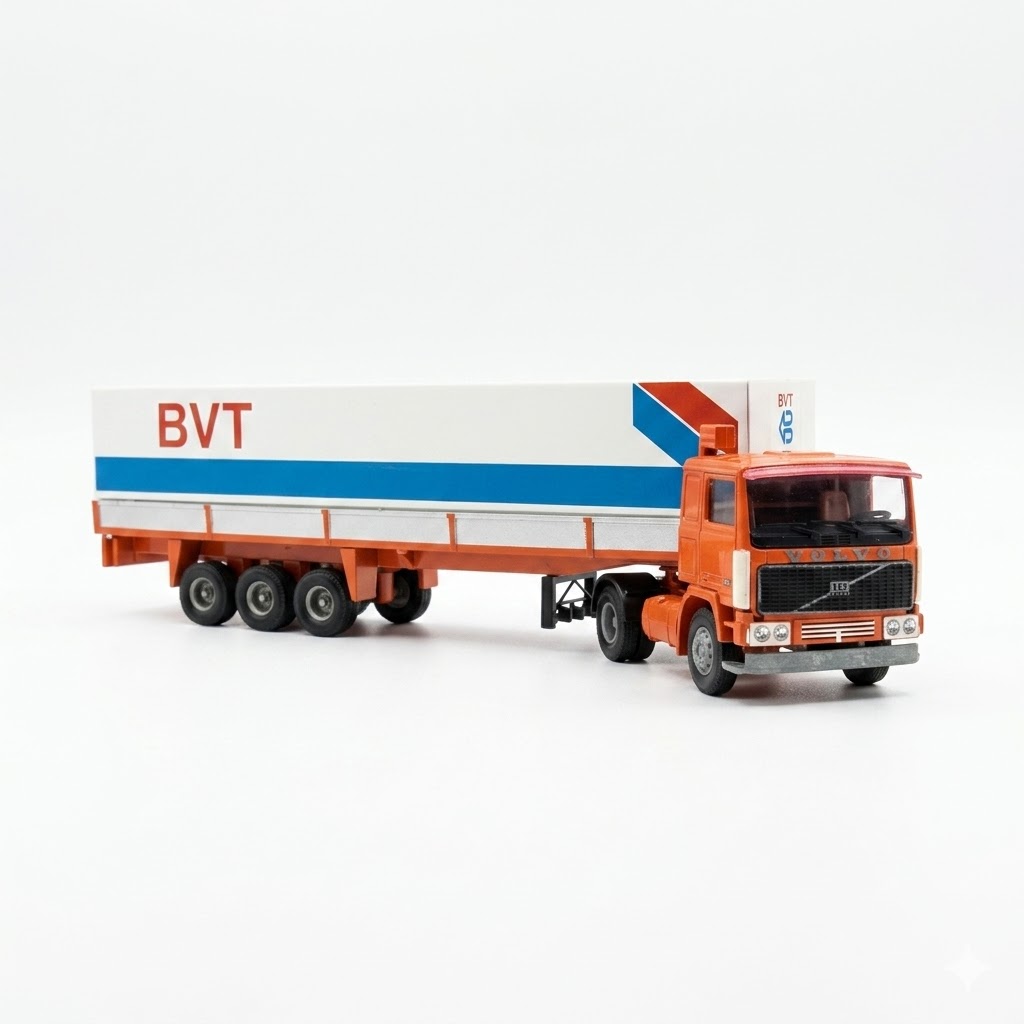 Caminhão Volvo F10 Carreta Carga Seca 1:50 Tekno - USADO.