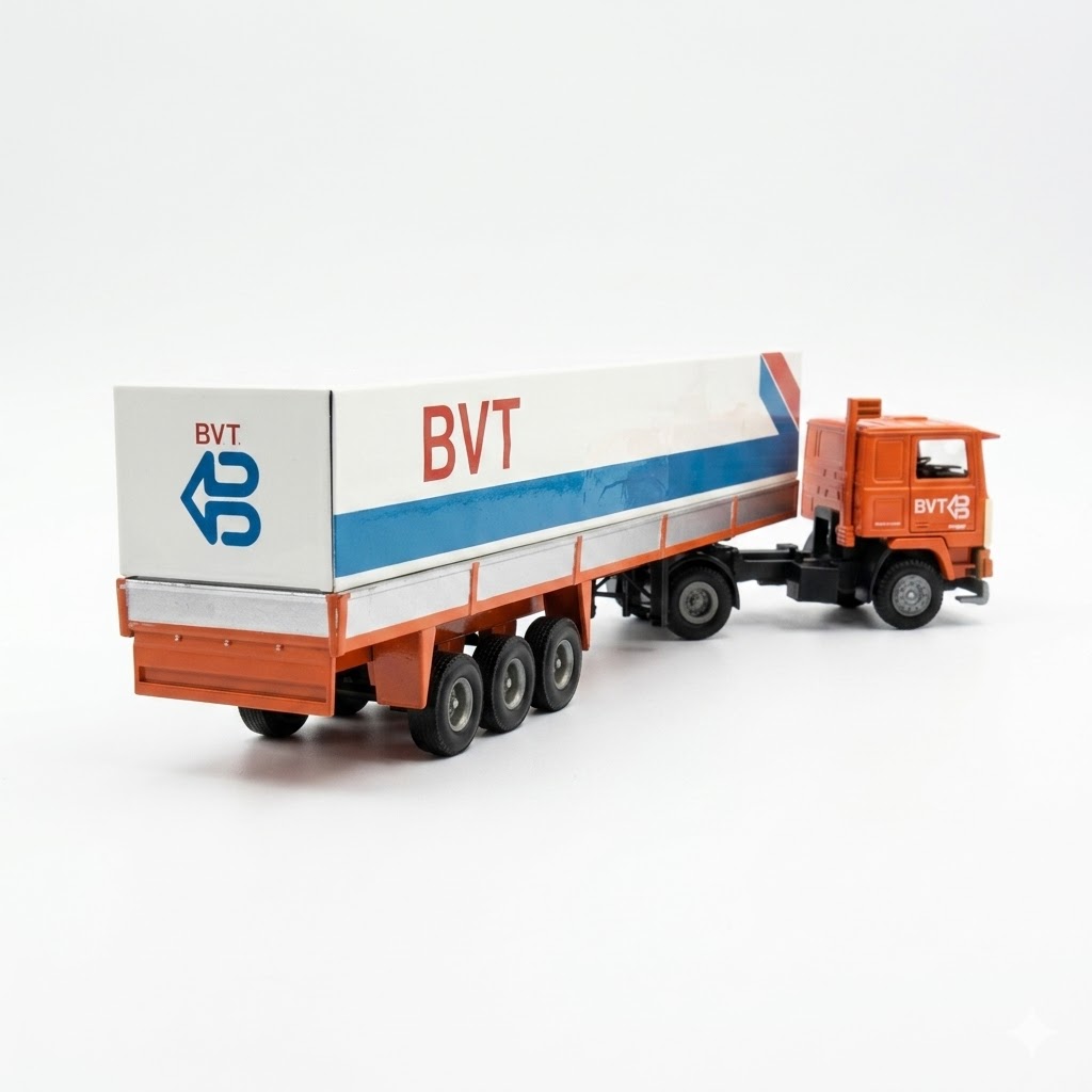 Caminhão Volvo F10 Carreta Carga Seca 1:50 Tekno - USADO. - Imagem 3