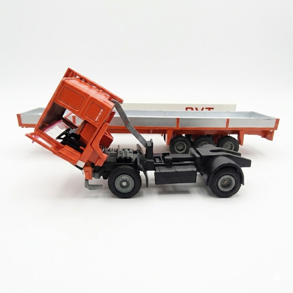 Caminhão Volvo F10 Carreta Carga Seca 1:50 Tekno - USADO. - Imagem 8