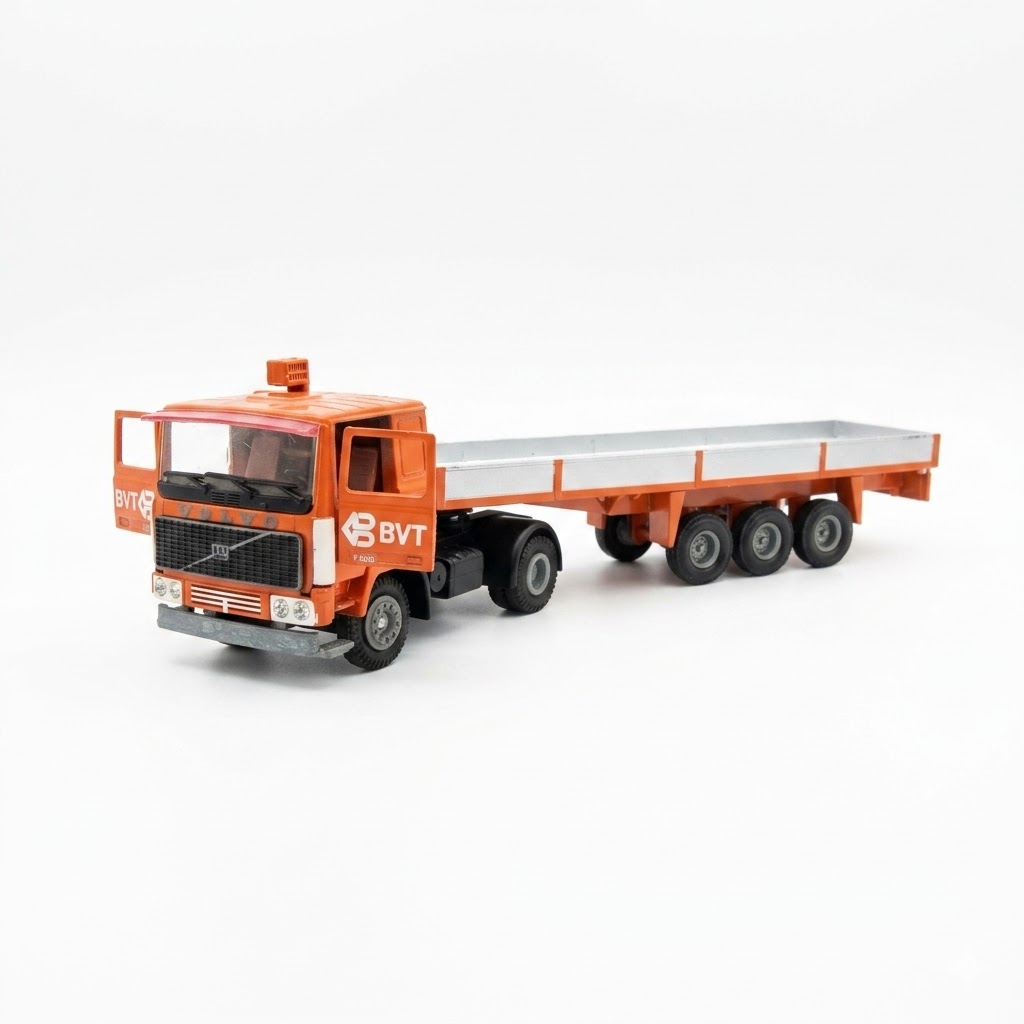 Caminhão Volvo F10 Carreta Carga Seca 1:50 Tekno - USADO. - Imagem 6