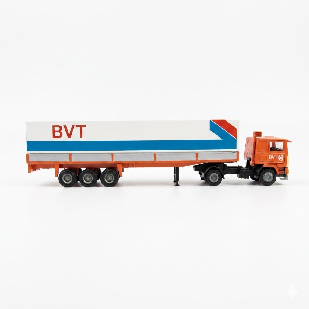 Caminhão Volvo F10 Carreta Carga Seca 1:50 Tekno - USADO. - Imagem 5