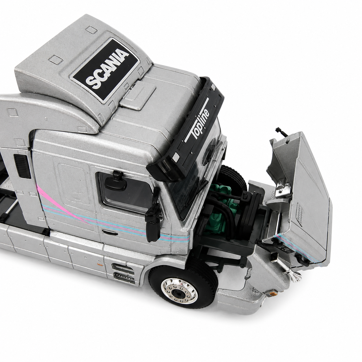 Miniatura Caminhão 143H Scania Streamline V8 Escala 1:50 da WSI - USADO. - Imagem 8