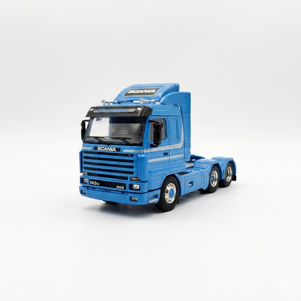 Miniatura Caminhão 143M Scania 6x2 na escala 1:50 da WSI - USADO. - Imagem 6