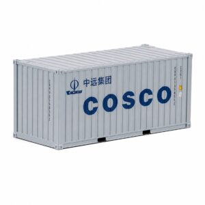 Miniatura Container 20 Pés da Cosco na escala 1:50 da WSI.
