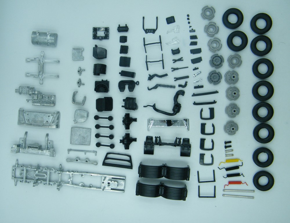 PRÉ-VENDA – Kit Miniatura Novo Volvo FH 5 Cabine Baixa 6x4 escala 1:50 da Tekno. - Imagem 6