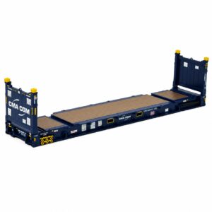 Miniatura Container 40 pés Flatrack da CMA CGM escala 1:50 da Tekno.