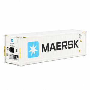 PRÉ-VENDA - Miniatura Container 40 Pés MAERSK Refrigerado na escala 1:50 da WSI.